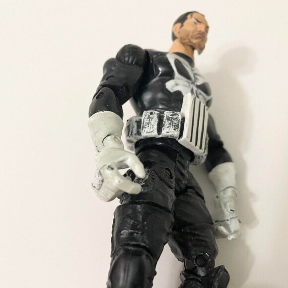 2003 Marvel Legends Series IV 4 The Punisher Action Figure Toy Biz Flaws - Picture 12 of 16